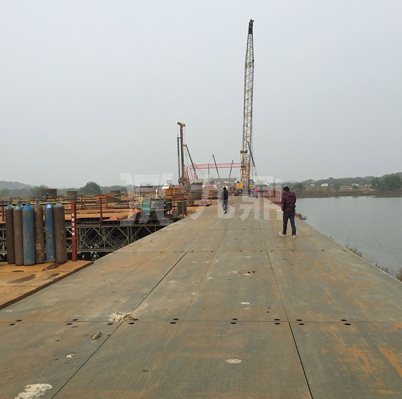 武漢市政路橋-天河機(jī)場S9標(biāo)段5鋼棧橋